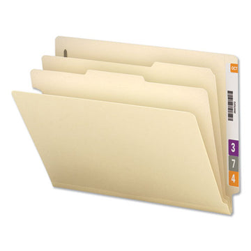 Universal® Six-section Manila End Tab Classification Folders, 2 Dividers, Letter Size, Manila, 10-box freeshipping - TVN Wholesale